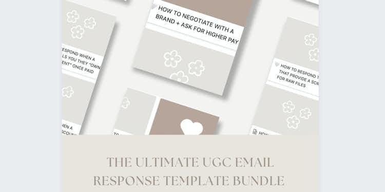 THE ULTIMATE UGC EMAIL RESPONSE TEMPLATE BUNDLE