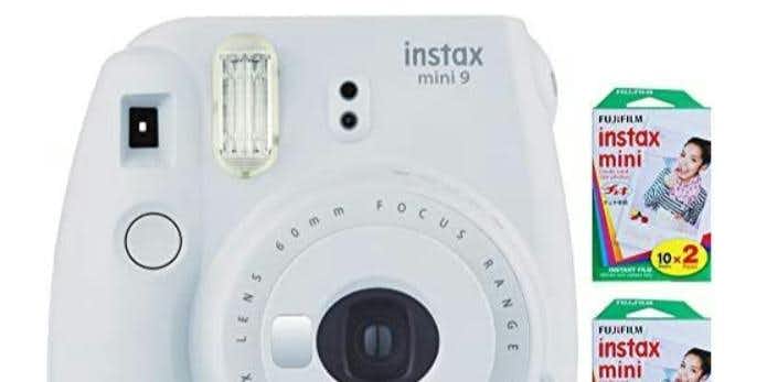 Fujifilm Instax Mini 9 Instant Camera + Instant Film 2 Pack