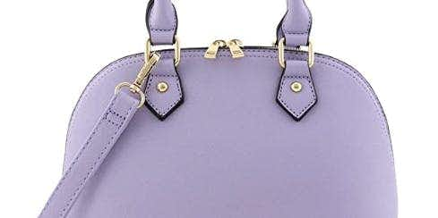 Zip-Around Saffiano Classic Dome Satchel