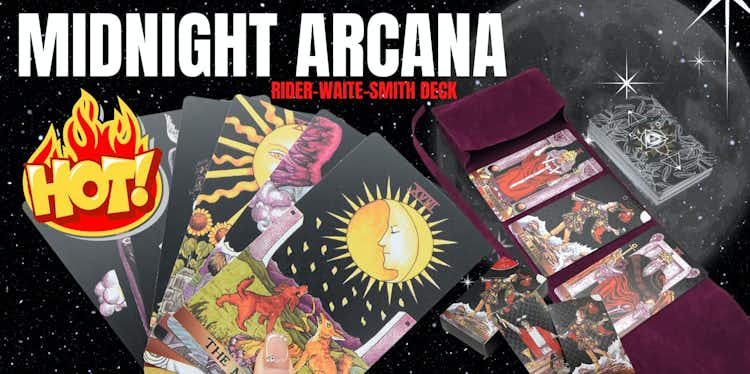 'Midnight Arcana' Premium Tarot Card Set