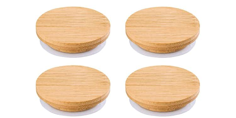 6 Pack Oui Yogurt Jar Lids Set