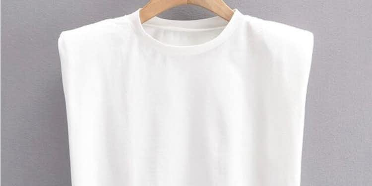 Padded cropped T-Shirt