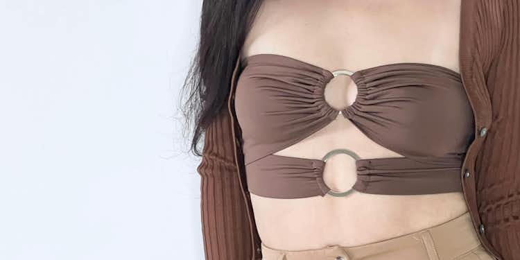 Strapless Ring Crop Top