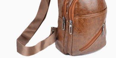 RueEdu Brown Leather Bag