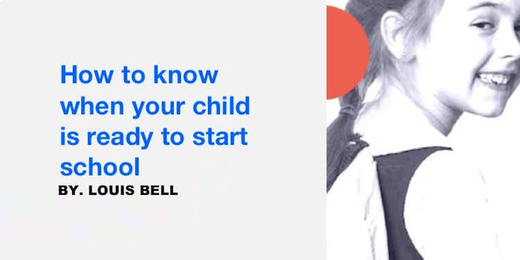 How to know when your child is ready to start school