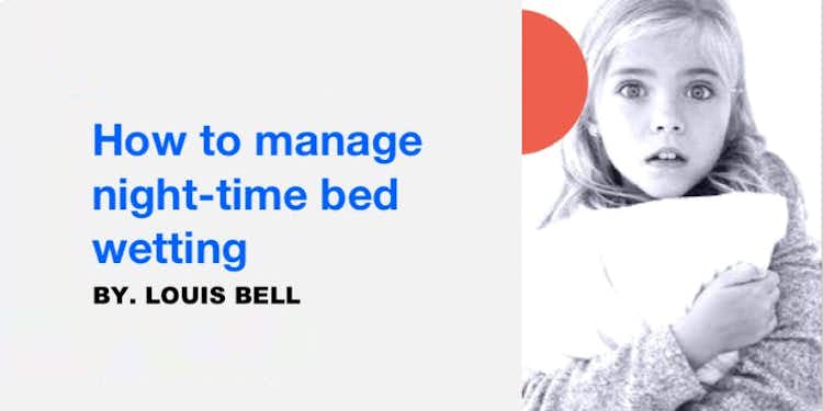 How to manage night-time bed-wetting