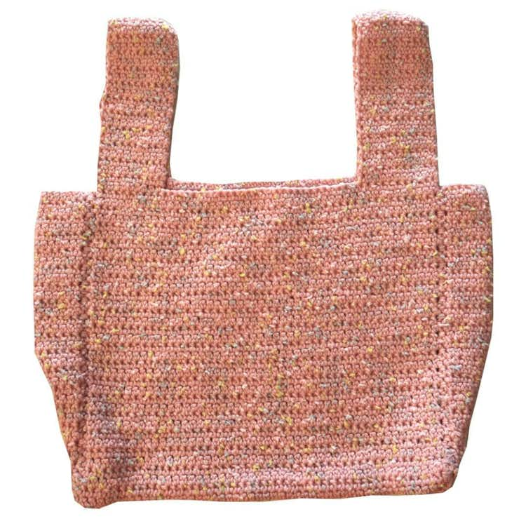 Crochet Bag - Confetti Pink