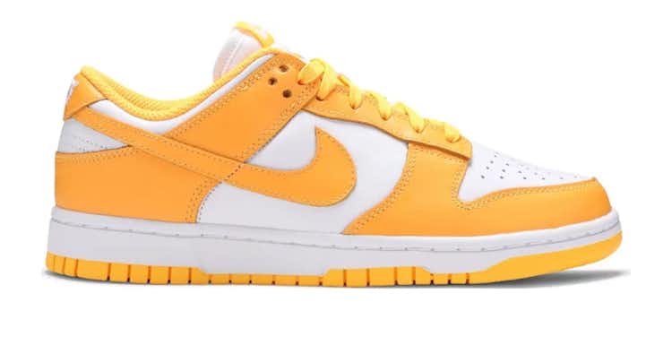 Yellow dunk lows  