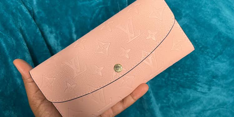 Lv pink wallet 
