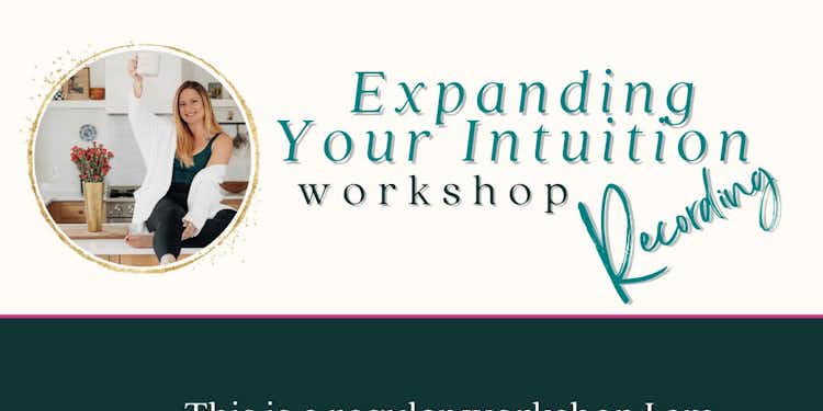 Expanding Your Intuition Recording