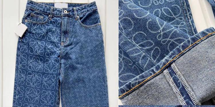Loewe Print Jeans