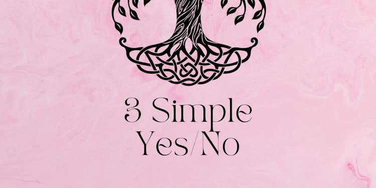 Three simple yes/no Q's