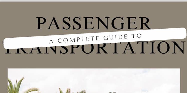 A Complete Guide To Passenger Transportation