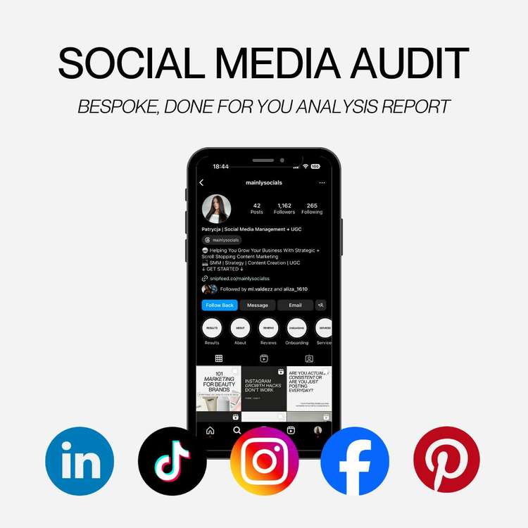 Personalised Social Media Audit