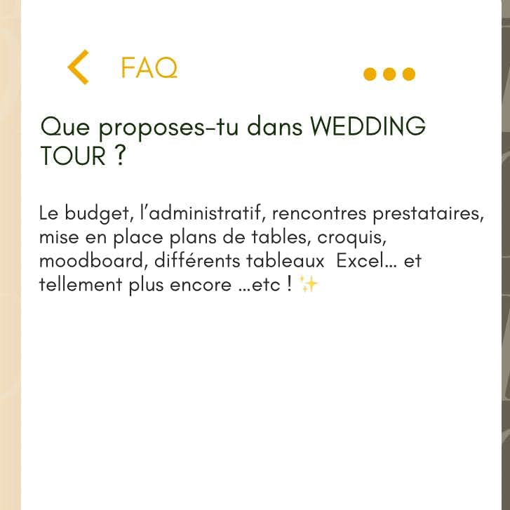 FAQ BUS WEDDING TOUR