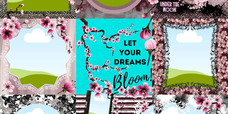Dreams In Bloom: Cherry Blossoms 24 Post Instagram Puzzle