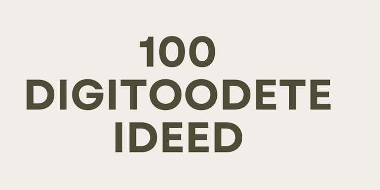 100 digitoodete ideed, mis toovad sulle passiivset tulu