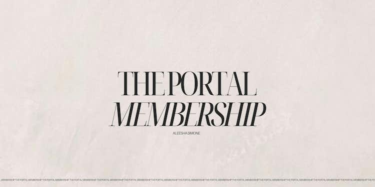 THE PORTAL MEMBERSHIP