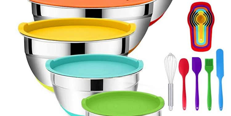 Colorful Mixing Bowls Full Set