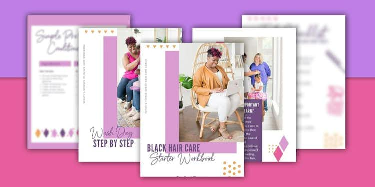 Black Hair Care Starter Workbook For Transracial Families: Hair care made easy!