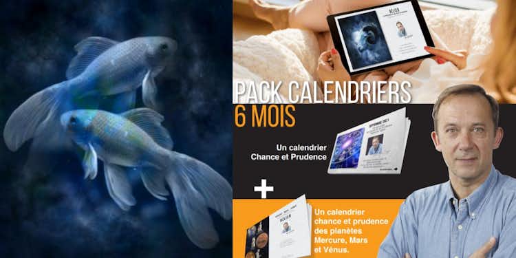 Pack Calendriers Poissons 6 mois (Mars à Août 2022)