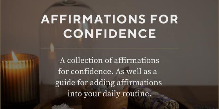 Affirmations for Confidence 
