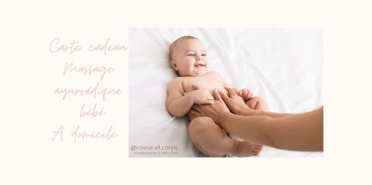 Carte cadeau: massage* ayurvédique pour bébé (dès 1 mois)