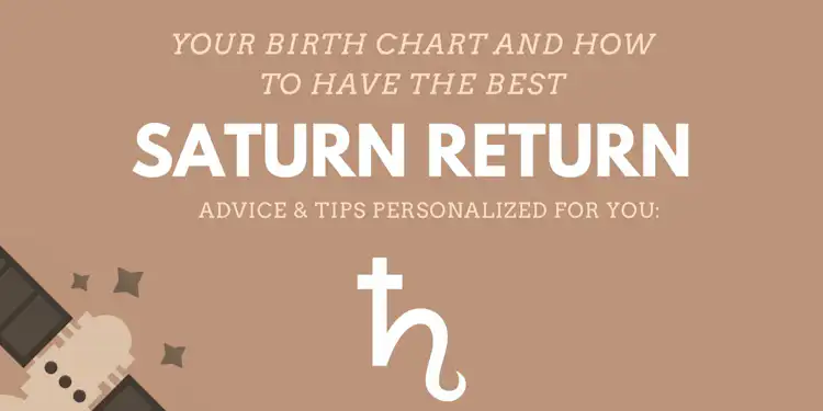 SATURN RETURN IN YOUR BIRTH CHART - THE OFFICIAL BOOK