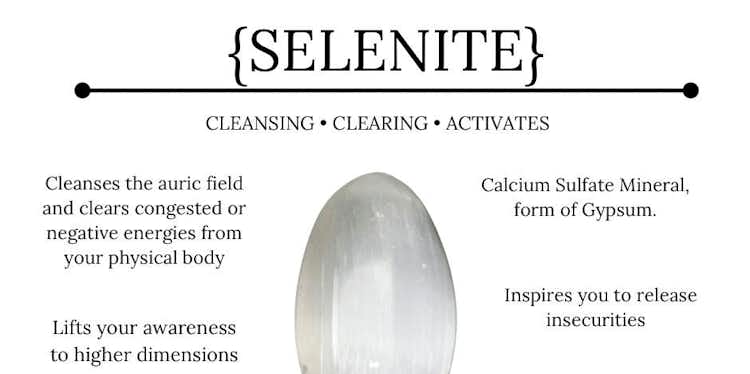Selenite Crystal Feature