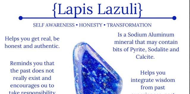 Lapis Lazuli Crystal Feature