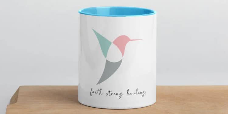 Hummingbird Logo Mug w/ Color Inside