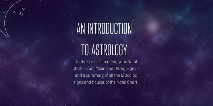 An Intro to Astrology (Pre-Recorded) Workshop ⭐