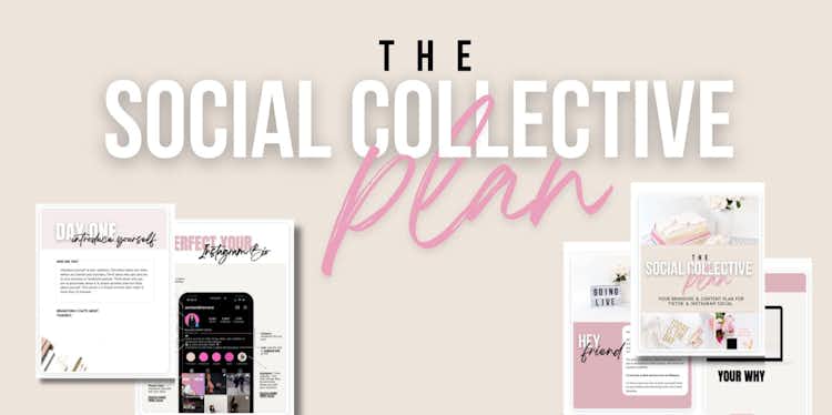 Social Collective Plan : Your Branding & Content Plan For TikTok & Instagram Social