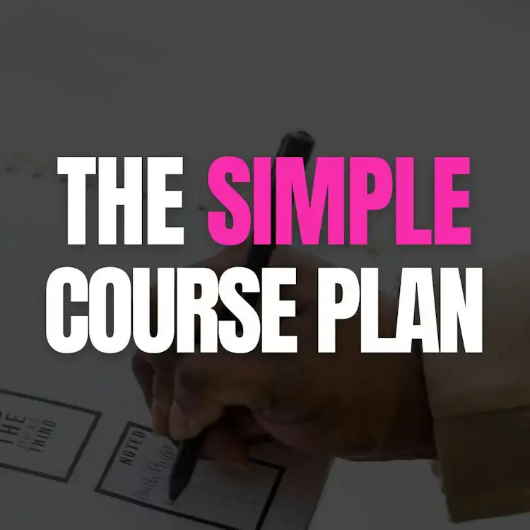 simple course plan
