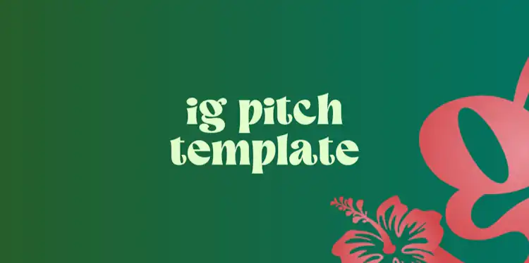 IG Pitch Template