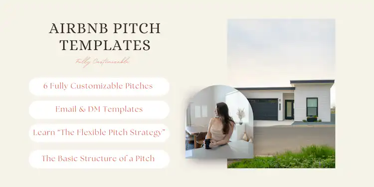 6 Airbnb Pitch Templates + Learn "The Flexible Pitch Strategy"