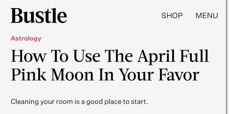 How To Use The April Full Pink Moon In Your Favor