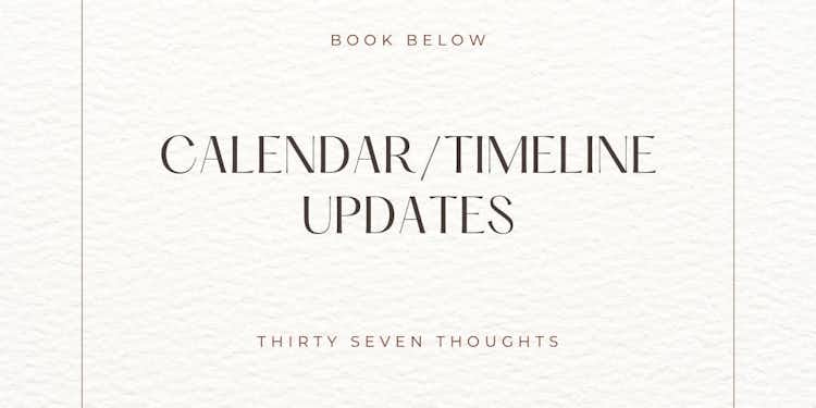 Calendar Reads/ Timeline Updates