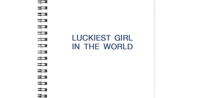 NOTE TO SELF: LUCKY GIRL NOTEBOOK