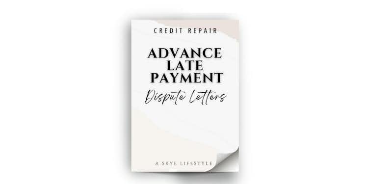 Advance Late Payment Dispute Letters