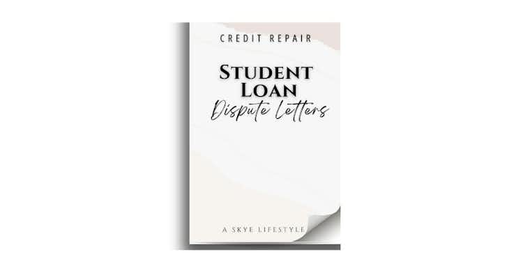 Student Loan Dispute Letters