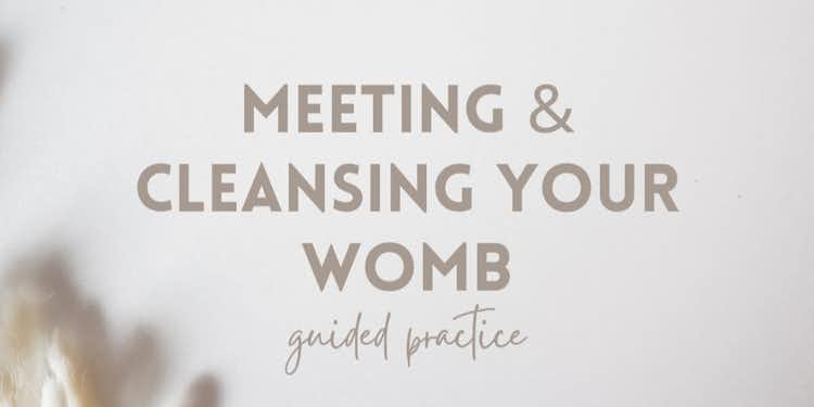 Meeting & Cleansing your Womb