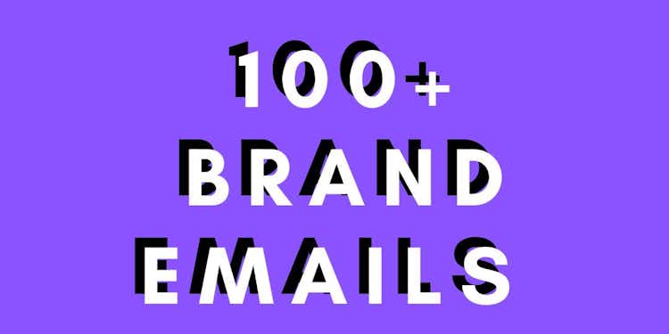 100+ Brands Email List
