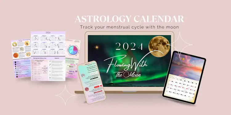 Flowing With The Moon Astrology Calendar 2024 PDF