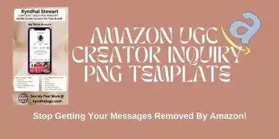 Amazon UGC Creator Inquiry Template