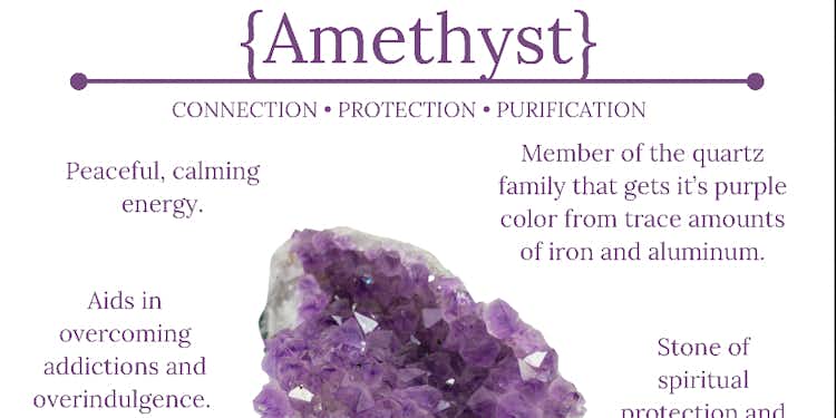Amethyst Crystal Feature