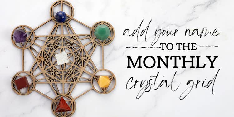 Monthly Crystal Grid Healing - January 2023 (Email/Text)